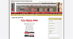Desktop Screenshot of gazeteyekayipilanivermek.com